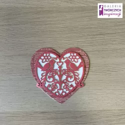 Serce (2) - Kartka 10 x 9 cm